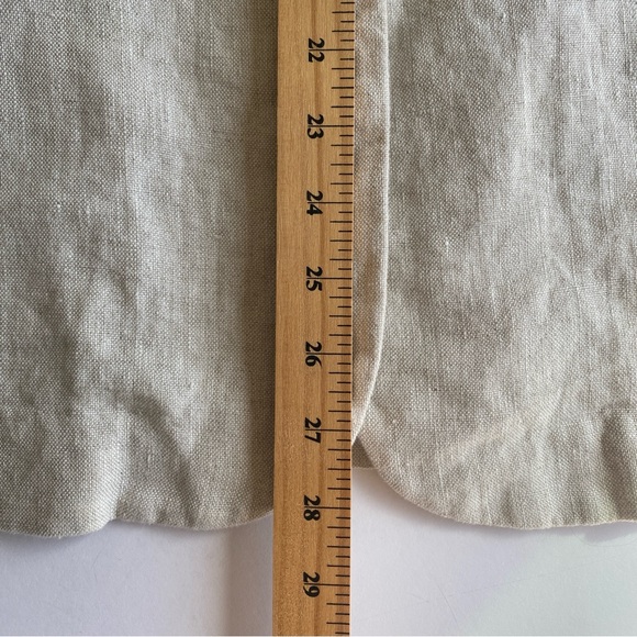 FAHERTY 100% Linen Blazer Jacket Conrad in Natural Flax Size Small (S) - Picture 13 of 15